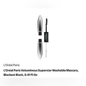 L'Oréal Paris Voluminous Superstar Mascara - Blackest Black